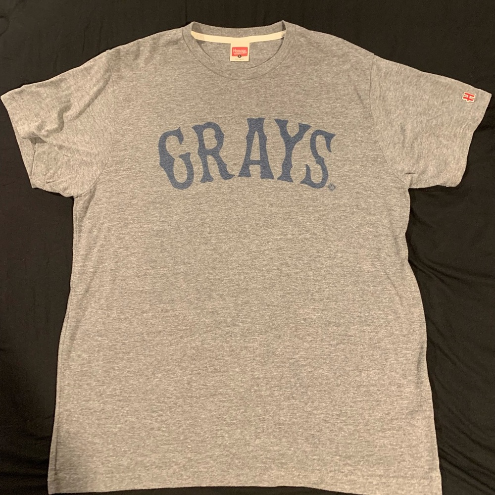 HOMAGE Gray Vintage Sports Short Sleeve Tee